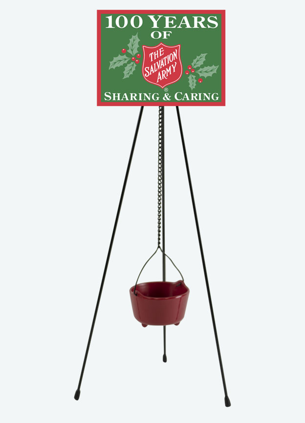 Red Kettle with Tripod