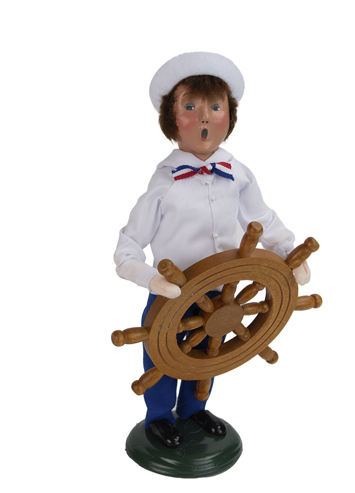Boy w Ship Wheel
